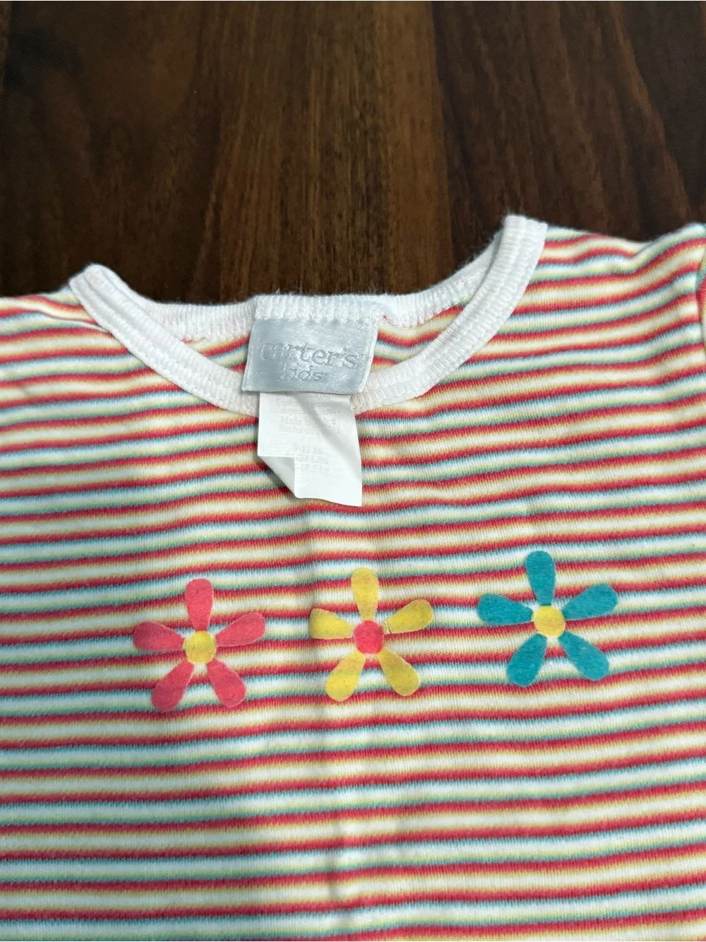 Baby girl vintage Carter’s shirt and shorts set